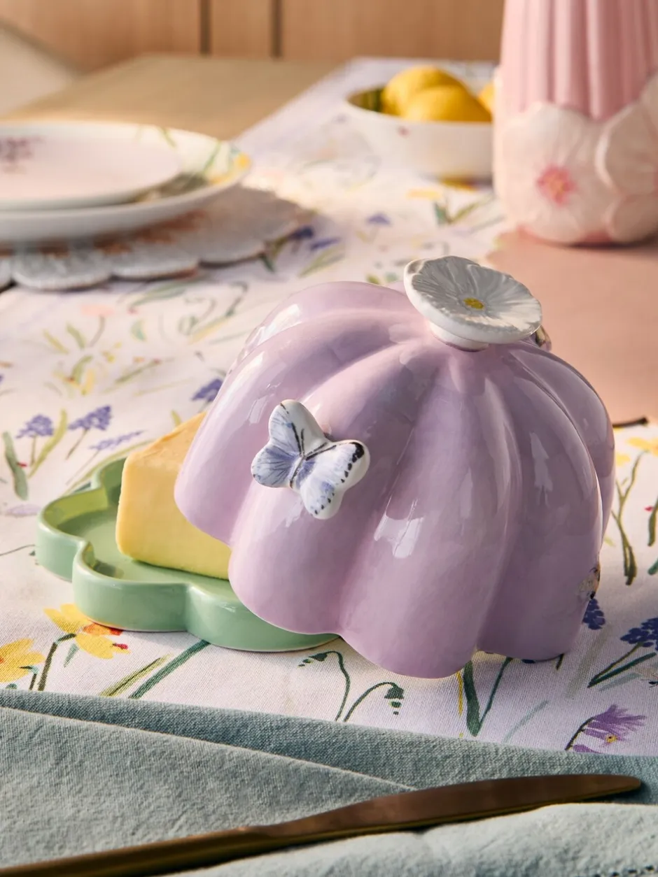 Tafelgerei|Next Floral Wildlife Butter Dish