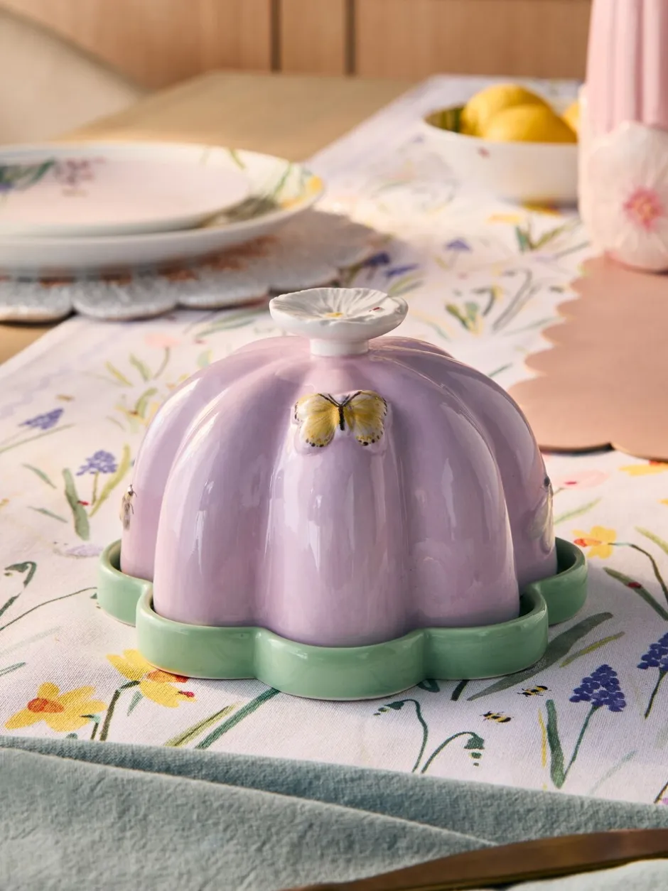 Tafelgerei|Next Floral Wildlife Butter Dish