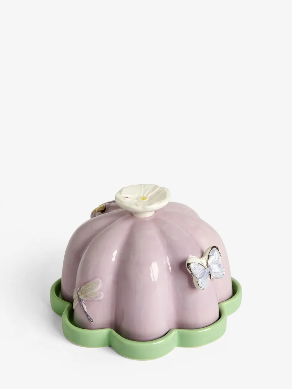 Tafelgerei|Next Floral Wildlife Butter Dish