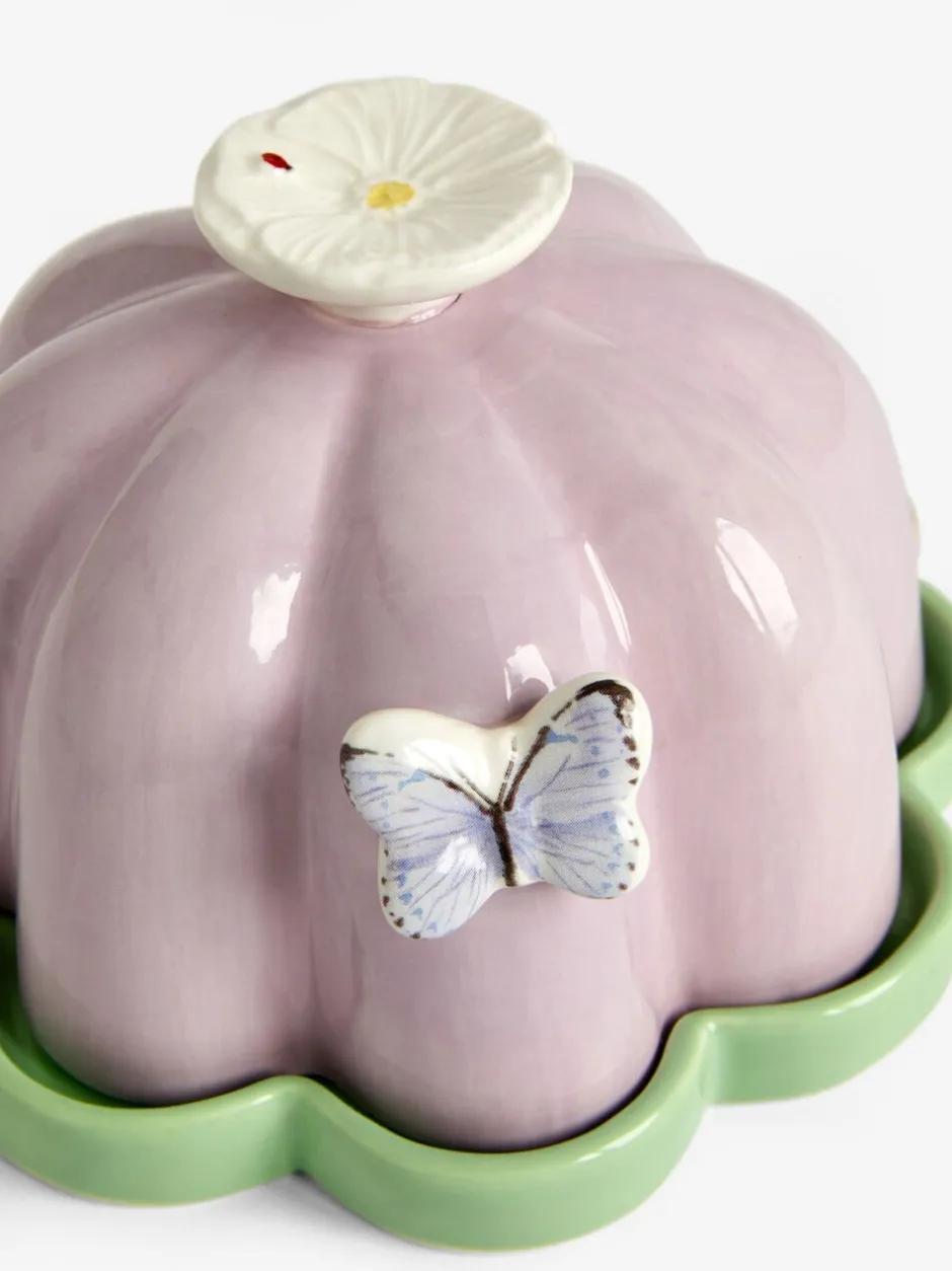 Tafelgerei|Next Floral Wildlife Butter Dish