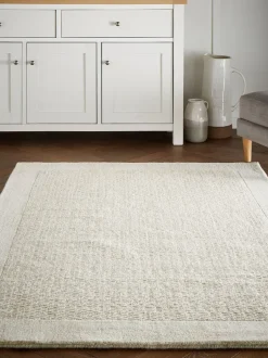 Vloerkleden En Lopers|Vloerkleden En Lopers|Next Florence vloerkleed met rand Licht natuurlijk