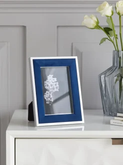 Fotolijsten|Next Fluwelen fotolijst Marineblauw