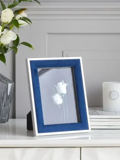 Fotolijsten|Next Fluwelen fotolijst Marineblauw