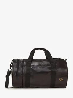 Tassen*Fred Perry Tonal Classic Barrel Black Bag