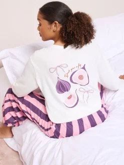 Loungewear|Alle Nacht- En Loungekleding*Friends Like These Don’t Give A Fig Long Sleeve Pyjamas