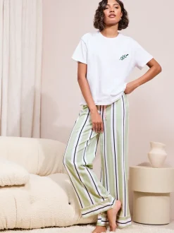 Pyjama's|Loungewear|Friends Like These Stripe Martini Short Sleeve Pyjamas