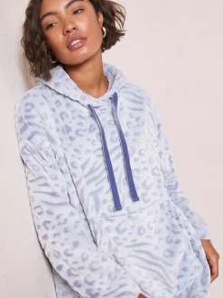 Badjassen*Friends Like These Zebra Snoodie Robe