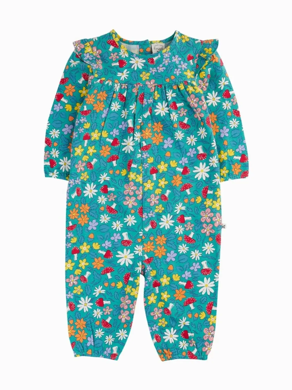 Jumpsuits En Playsuits|Frugi Groen Wren Speelpakje