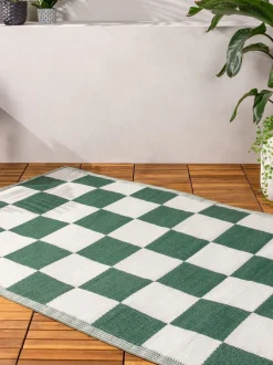 Vloerkleden En Lopers|Vloerkleden En Lopers*Furn Buitenkleed met dambordpatroon