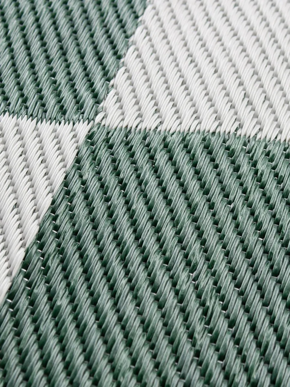 Vloerkleden En Lopers|Vloerkleden En Lopers*Furn Buitenkleed met dambordpatroon