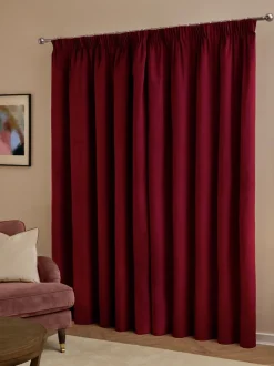 Gordijnen|Gordijnen*Furn The Ultimate Velvet 100 Blackout Thermal Pencil Pleat Curtains