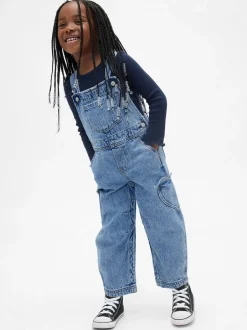 Rompertjes En Tuinbroeken|Jumpsuits En Playsuits*Gap Heart Pocket Horseshoe Dungarees (6mths-5yrs)
