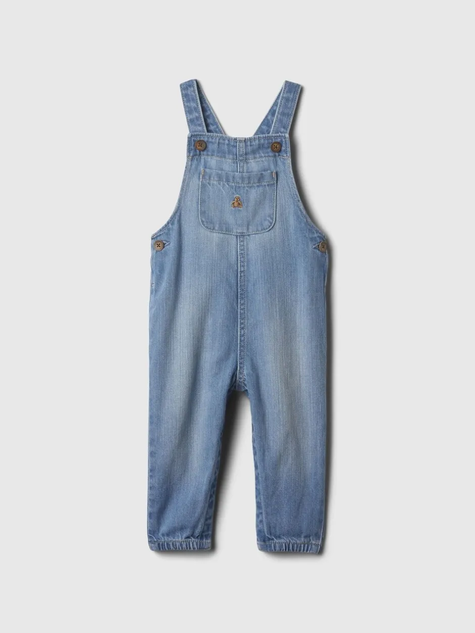 Tuinbroeken*Gap katoenen denim tuinbroek (0-24mnd)