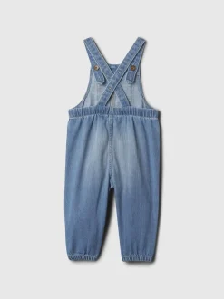 Tuinbroeken*Gap katoenen denim tuinbroek (0-24mnd)