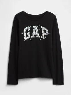 T-Shirts|Gap Waffle Knit Crew Neck T-Shirt (4-13yrs)