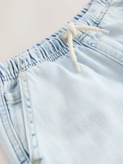 Shorts*Next - Bermuda denim shorts met elastische taille (3 - 16 jr) Gebleekt