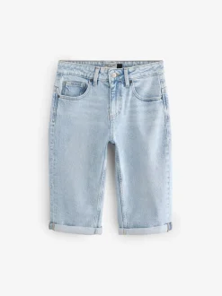 Shorts*Next - Knielange Bermuda denim shorts Gebleekt