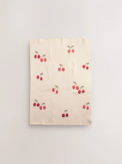 Kussentjes En Plaids|Kussentjes En Plaids*Next Gebreide babydeken Kersenrood