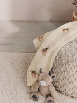 Babyartikelen En Slaapzakken |Kussentjes En Plaids|Next Gebreide babydeken Hamish
