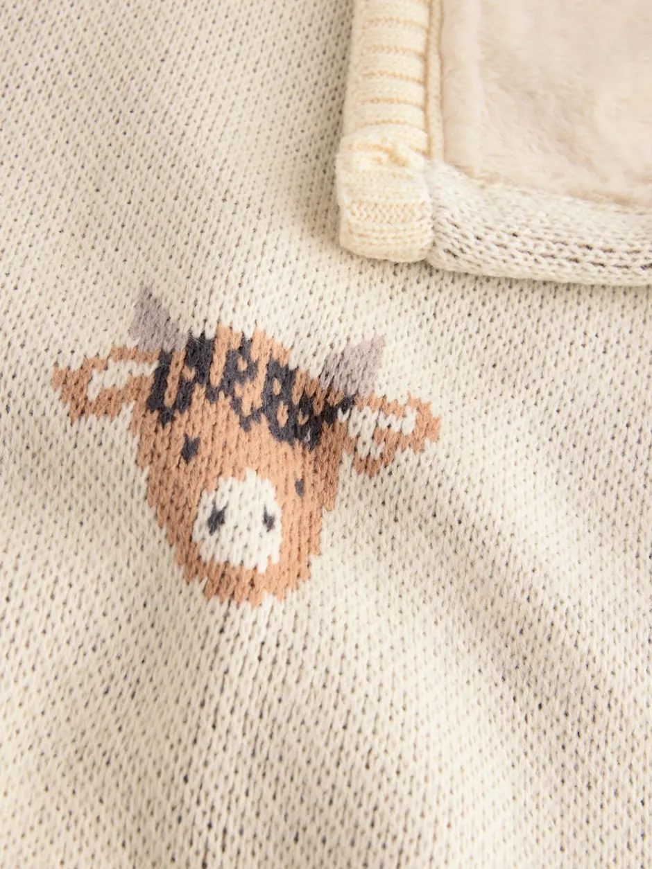 Babyartikelen En Slaapzakken |Kussentjes En Plaids|Next Gebreide babydeken Hamish