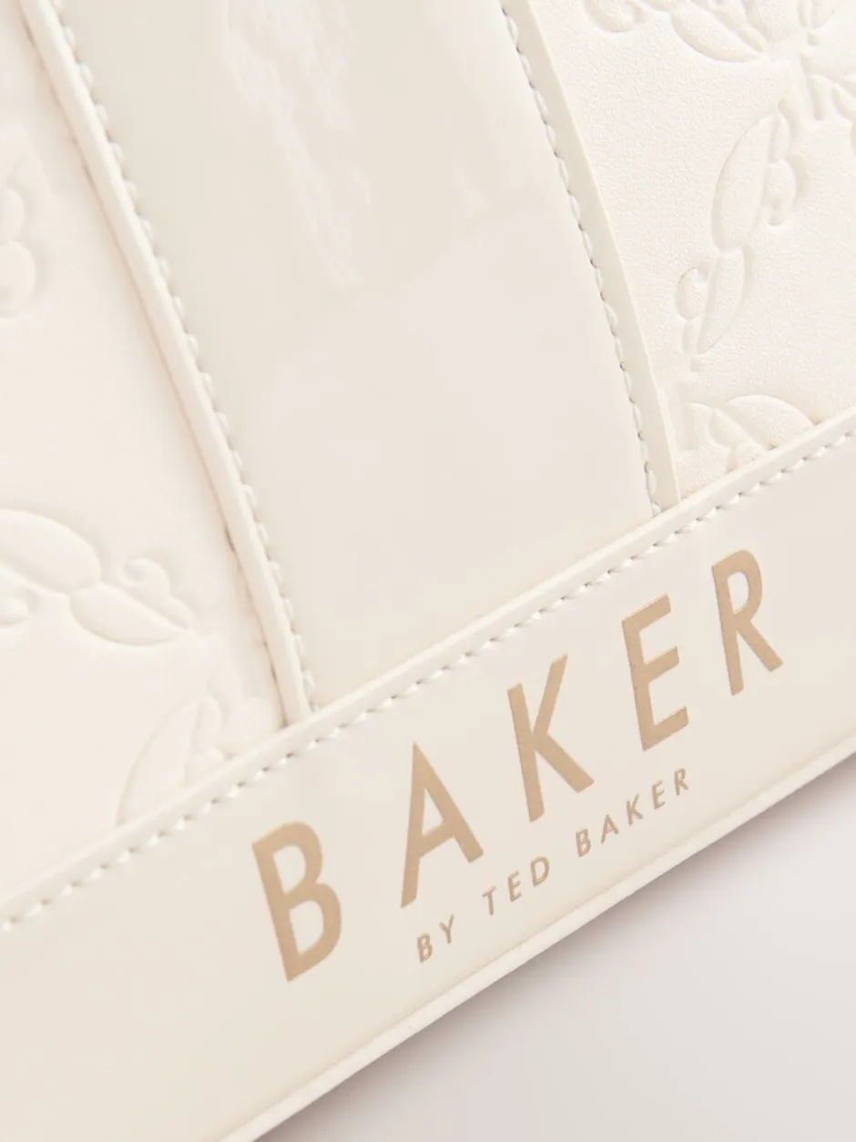 Tassen*Baker by Ted Baker - Embossed PU Tote Bag Gebroken wit