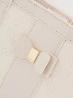 Tassen*Baker by Ted Baker - Embossed PU Tote Bag Gebroken wit
