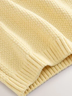 Truien En Breisels*Next - Chenille Knitted Crew Neck Jumper (3mths-7yrs) Geel