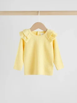 Sets En Combisets|Truien En Breisels*Next Geel - Gebreide babytrui en leggings set 2 -delig (0mnd -3jr)