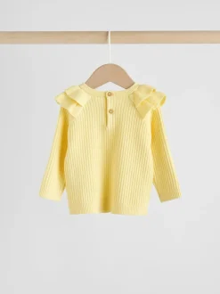 Sets En Combisets|Truien En Breisels*Next Geel - Gebreide babytrui en leggings set 2 -delig (0mnd -3jr)