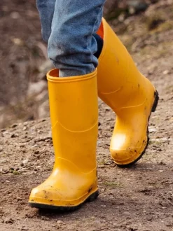Laarzen|Laarzen|Muddy Puddles - klassieke waterdichte regenlaarzen Geel
