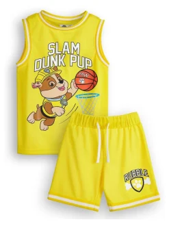 Shorts|Vanilla Underground - Paw Patrol Kids Marshall 2 Piece Basketball Set Geel
