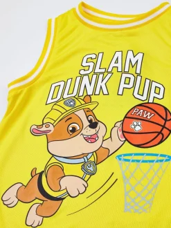 Shorts|Vanilla Underground - Paw Patrol Kids Marshall 2 Piece Basketball Set Geel