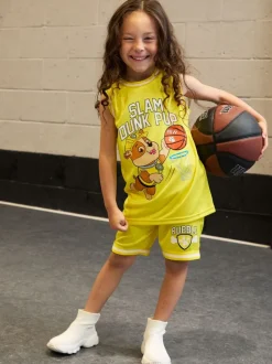Shorts|Vanilla Underground - Paw Patrol Kids Marshall 2 Piece Basketball Set Geel