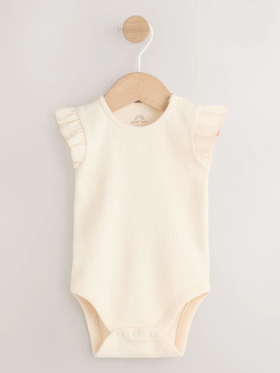 Rompertjes En Tuinbroeken|Tuinbroeken|Next - Babyjersey bretelbroeken en Bodysuits Set van 2 stuks (0maanden -3jaar) Geel ditsy