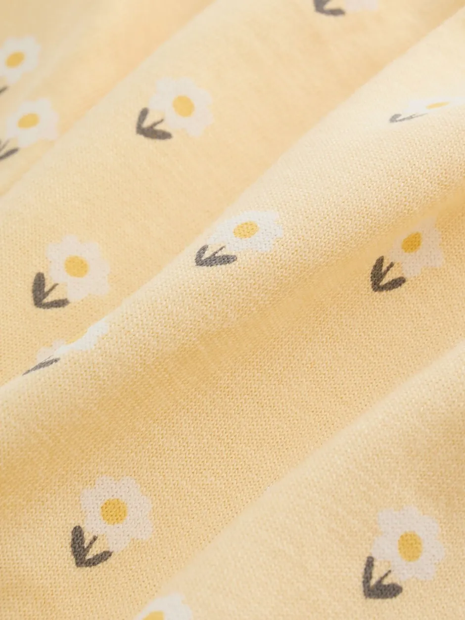 Rompertjes En Tuinbroeken|Tuinbroeken|Next - Babyjersey bretelbroeken en Bodysuits Set van 2 stuks (0maanden -3jaar) Geel ditsy