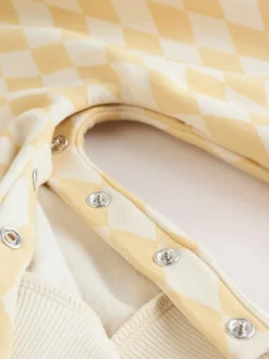 Rompertjes En Tuinbroeken|Next Geel Harlequin - Baby joggingromper (0mnd-3jr)
