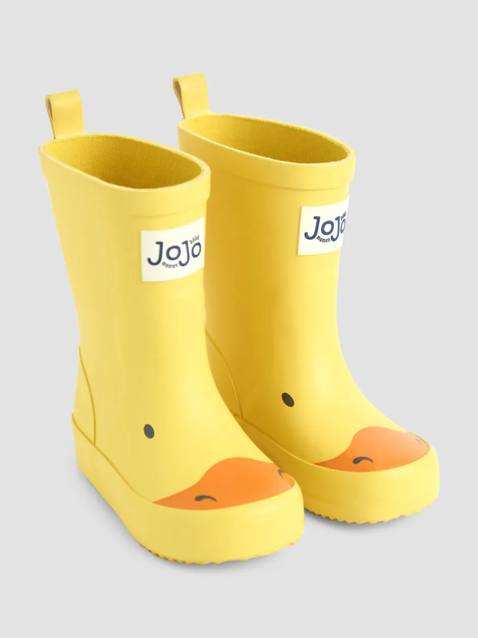Laarzen|Laarzen|Jojo Maman Bébé - Character Wellies Geel met eend