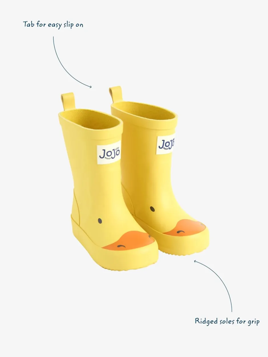 Laarzen|Laarzen|Jojo Maman Bébé - Character Wellies Geel met eend
