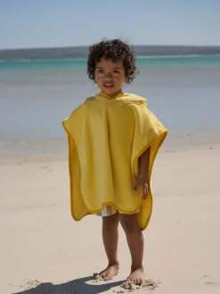 Badkleding|Badkleding*Next - Towelling Poncho (9mths-6yrs) Geel met leeuwprint
