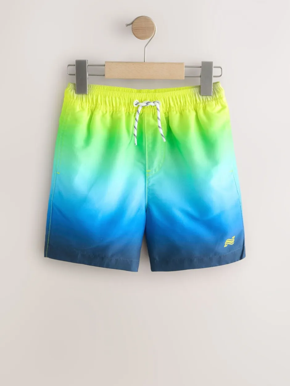Badkleding*Next - Ombré Zwembroek (3-16jr) Geel/blauw