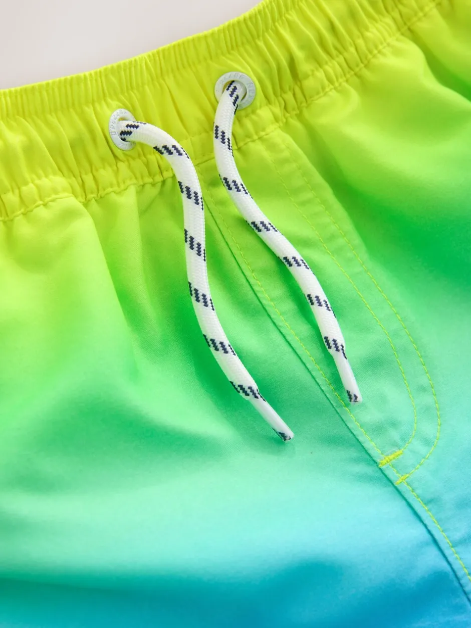 Badkleding*Next - Ombré Zwembroek (3-16jr) Geel/blauw