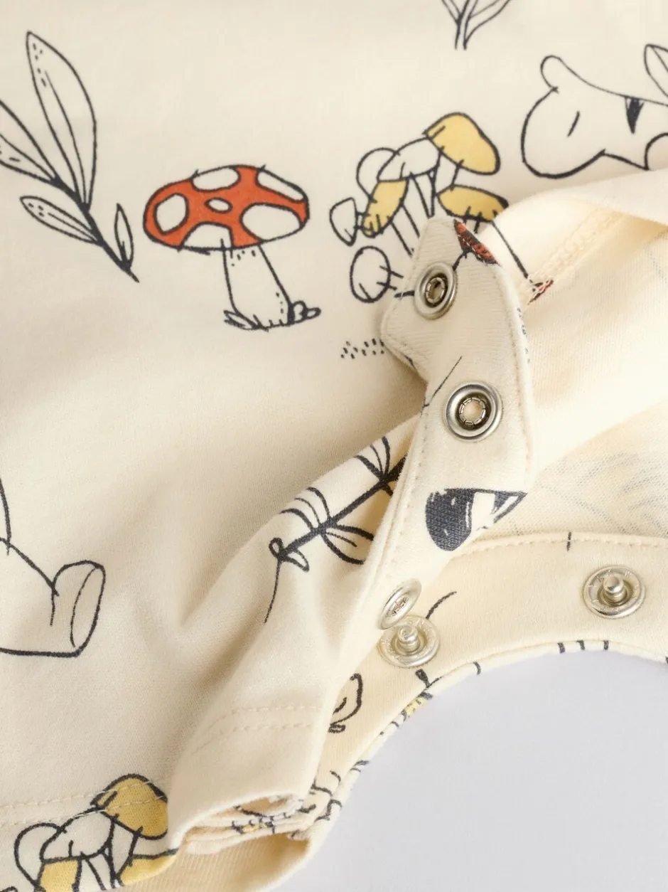 Rompertjes En Tuinbroeken*Next Geel/wit - 2 Pack Printed Winnie The Pooh Baby Rompers