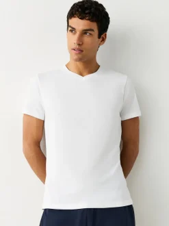 Ondergoed|Ondergoed*Next - Verpakking van 5 slim-fit 100% katoenen T-shirts met V-hals en laagjes Gemengd