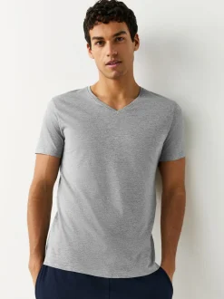 Ondergoed|Ondergoed*Next - Verpakking van 5 slim-fit 100% katoenen T-shirts met V-hals en laagjes Gemengd