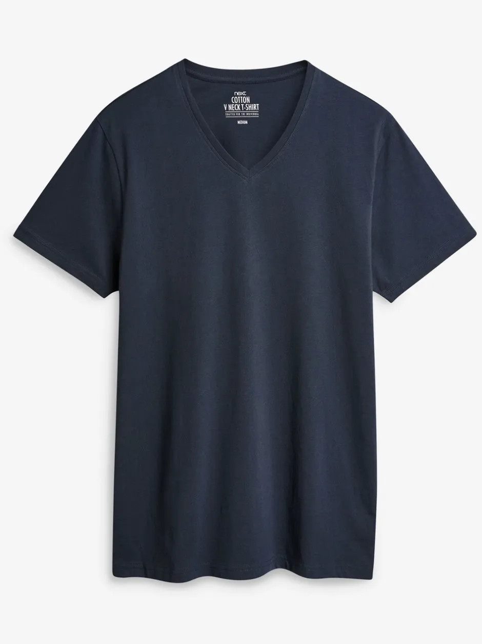 Ondergoed|Ondergoed*Next - Verpakking van 5 slim-fit 100% katoenen T-shirts met V-hals en laagjes Gemengd
