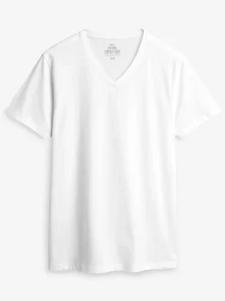 Ondergoed|Ondergoed*Next - Verpakking van 5 slim-fit 100% katoenen T-shirts met V-hals en laagjes Gemengd
