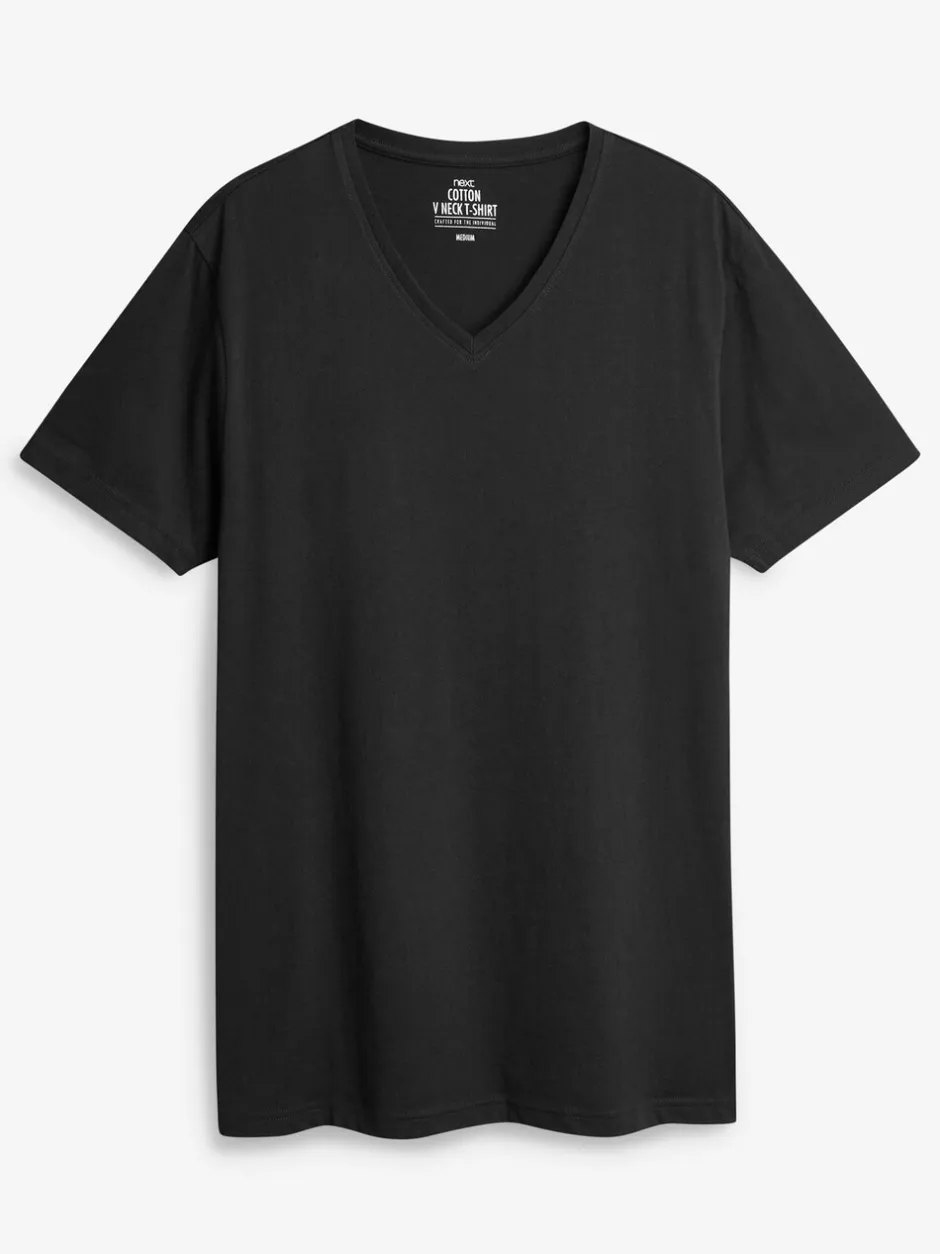 Ondergoed|Ondergoed*Next - Verpakking van 5 slim-fit 100% katoenen T-shirts met V-hals en laagjes Gemengd
