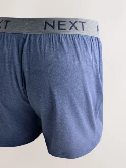 Ondergoed|Ondergoed*Next - Boxershorts met wijde pasvorm Gemêleerd blauw/grijs