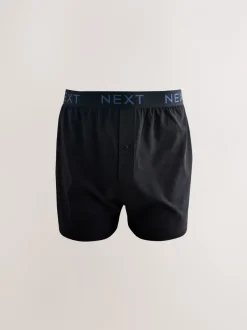 Ondergoed|Ondergoed*Next - Boxershorts met wijde pasvorm Gemêleerd blauw/grijs