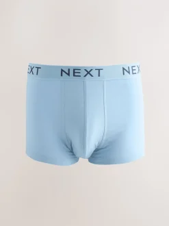 Ondergoed|Ondergoed*Next Gemêleerd blauw/grijs - Hipster boxers van katoenrijke mix